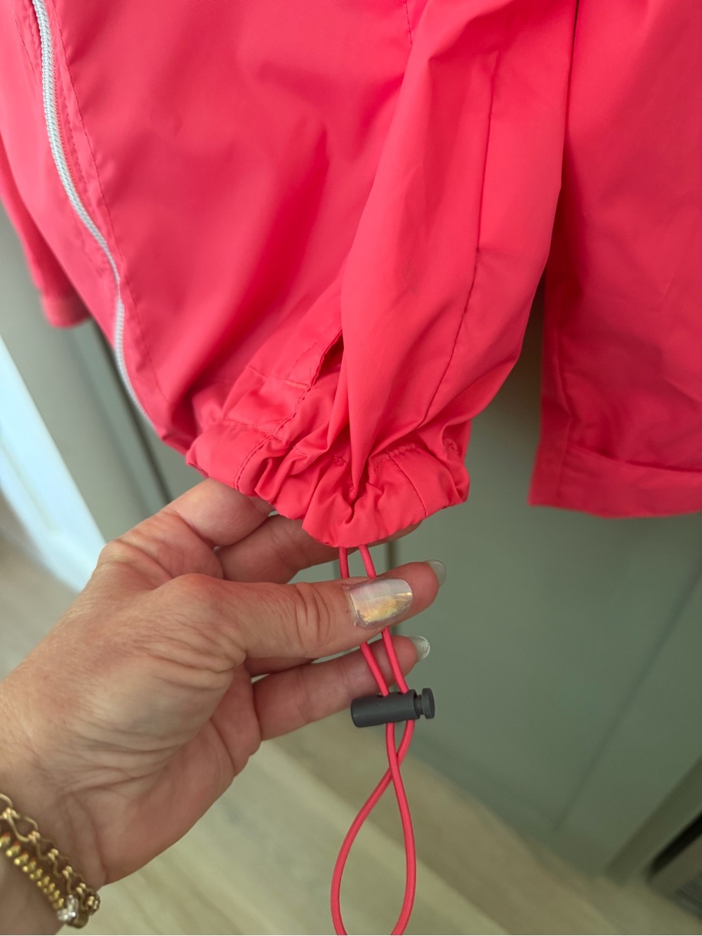 Columbia Hot Pink Hooded Rain Jacket - Picture 4 of 5